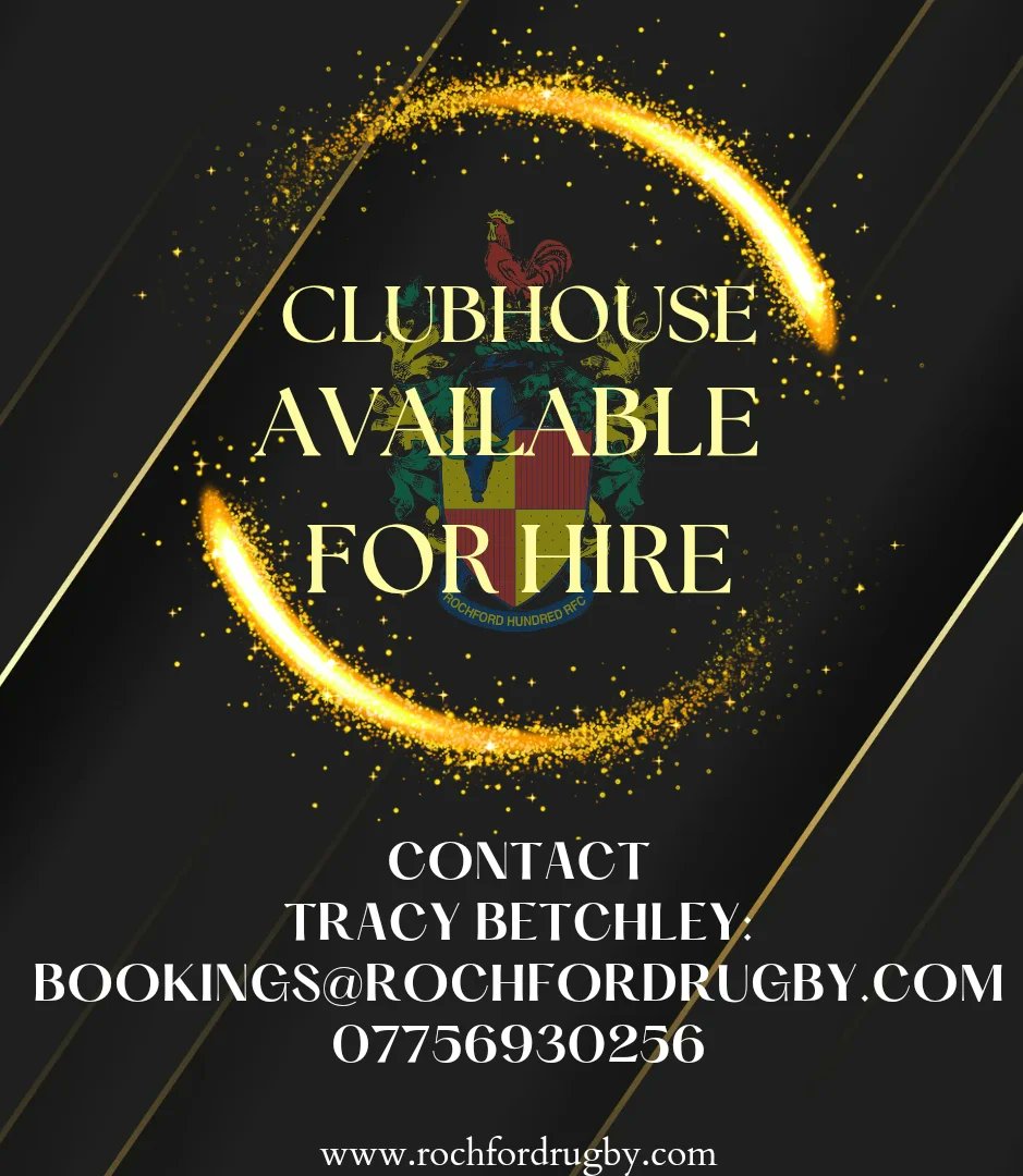 ✨️Clubhouse for Hire✨️
Looking for the perfect venue for your next event? Look no further! 
Our clubhouse is available for hire! 
#EventVenue #PartyTime #eventplanning #partyplanning #forhire #rochfordrugbyclub #halltohire #contactus #booknow #clubhouse #rochfordevents