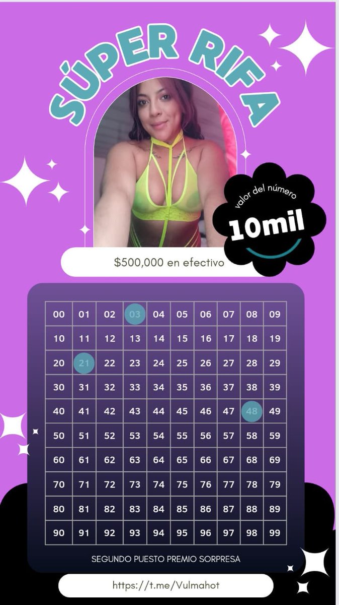 IsabellaSootoo's tweet photo. 🎉🎉 PARTICIPA EN MI RIFA🎉🎉

SON DOS GANADORES 😱🫢

TE GANAS $500,000 EN EFECTIVO

O EL PREMIO SORPRESA 😱

SOLO SI TE INTERESA AVISAME
🥹🙊.  WhatsApp 3008065444 https://t.co/neCKjIBYq9