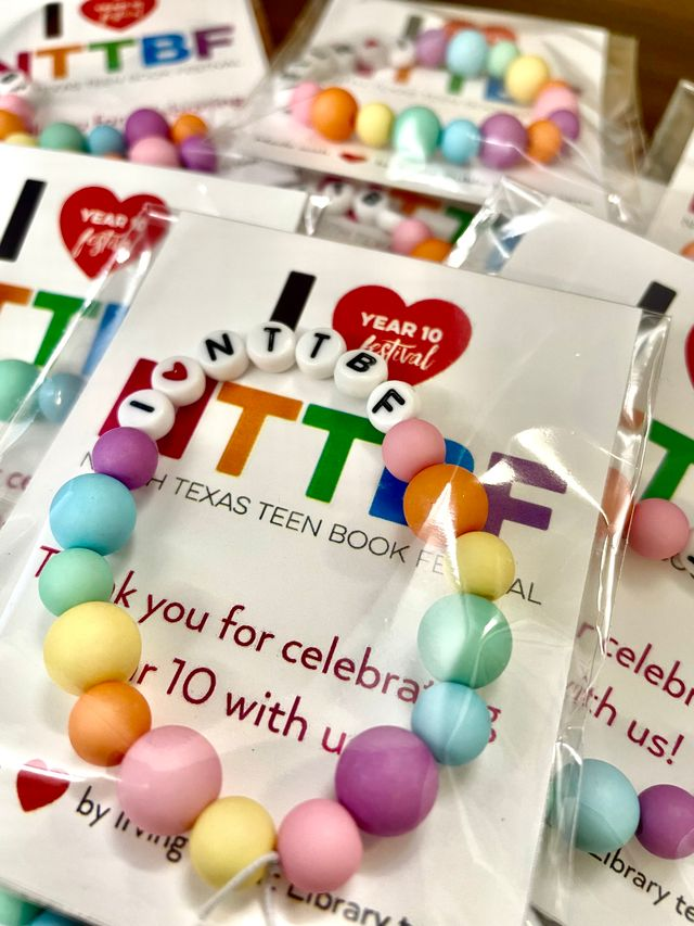 It’s NTTBF’s 10th year, and because we have the best attendees in the world, we have special freebies!

Pick up a pair of NTTBF heart-shaped sunglasses at our photo booths. Select panels will also have a hand-threaded NTTBF friendship bracelet!
#nttbf24 #nttbfyear10