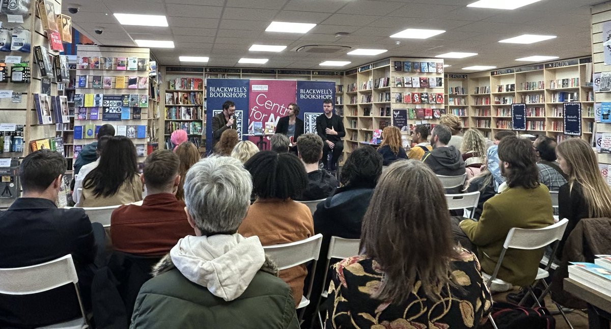 A brilliant event in the shop tonight with @nicolaspadamsee and @keirangoddard1. They were taking to host Luke Brown about ENGLAND IS MINE and I SEE BUILDINGS FALL LIKE LIGHTNING - two incredible, politically charged novels which are absolutely essential reading.