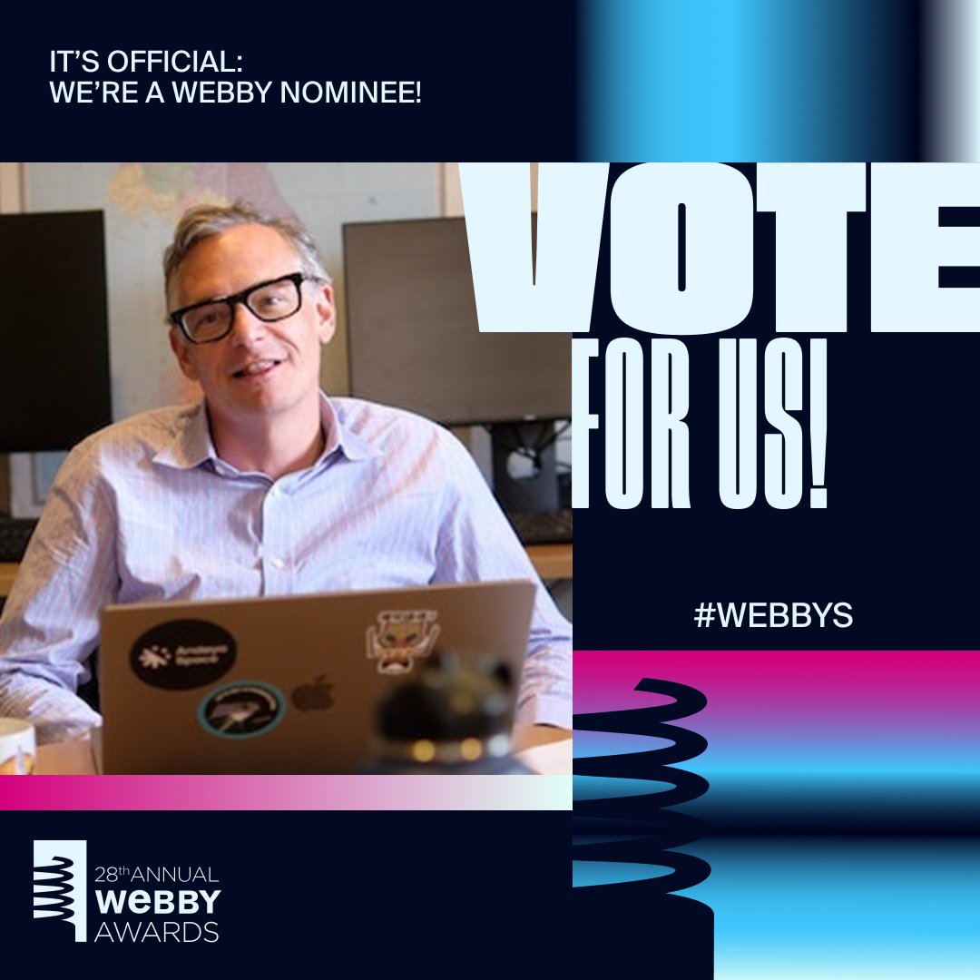 Professor Jeffrey Lewis' podcast 'The Reason We're All Still Here' was nominated for @TheWebbyAwards! Vote now to give us a shot at winning in the public service and activism category: vote.webbyawards.com/PublicVoting#/… @ArmsControlWonk