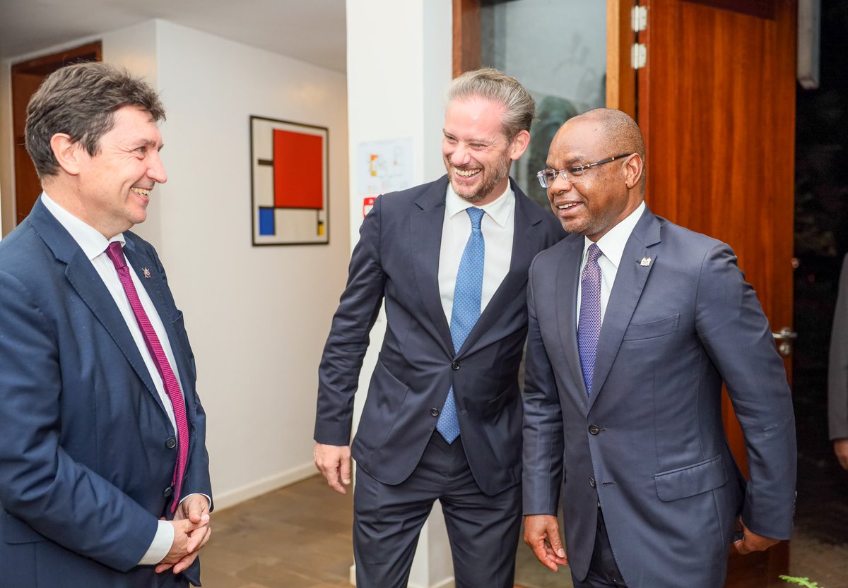 MEETING WITH VISITING FRENCH SENATOR This evening, I honoured an invite by the French Ambassador to Kenya, His Excellency Arnaud Suquet, to his residence in Nairobi for a dinner engagement with Hon Olivier Cadic, Senator for French Citizens Living Abroad, who is on a visit to