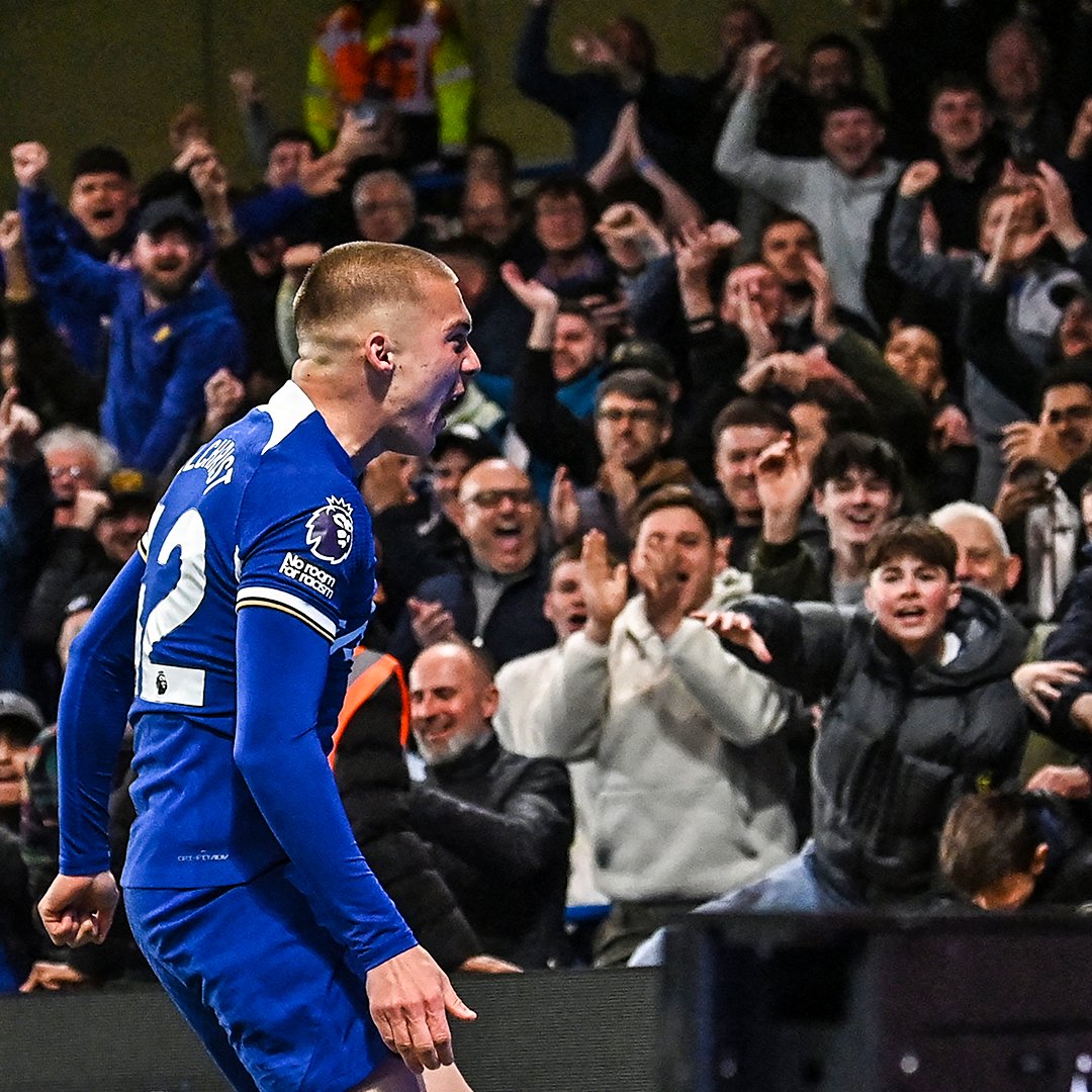 brfootball's tweet photo. 20-year-old Alfie Gilchrist was pumped to score his first goal for his boyhood club 💙 https://t.co/f505MxXITJ