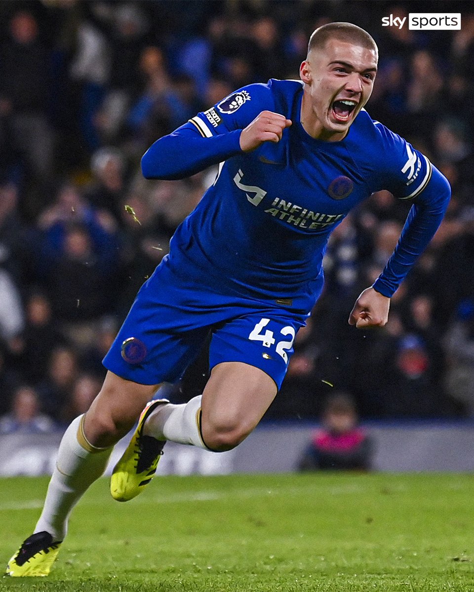 SkySportsPL's tweet photo. PASSION. 

That moment meant EVERYTHING to Academy graduate Alfie Gilchrist ✨ https://t.co/c45699uFyb