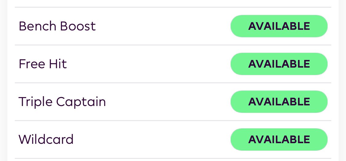 Just checked my FPL, haven’t tweaked since week 5…