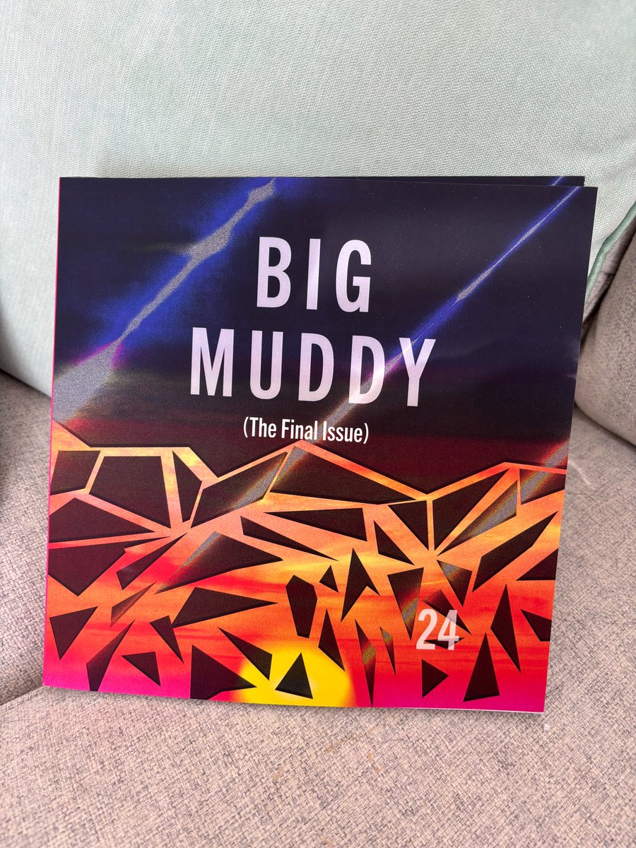 BrennaHosman's tweet photo. My contributor's copies have arrived! It's still bittersweet that this is Big Muddy's final issue. But it's such a reward to have something so tangible! This is the first time I've had something published that wasn't online-only. https://t.co/4rnQm1geM6