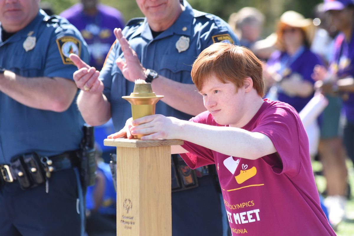 HenricoSchools's tweet photo. Everyone enjoyed some fun in the ☀️ at the Little Feet Meet at Freeman High School this morning!

Thank you to @SOlympicsVA and the volunteers (including our many Mavericks!) who contributed to an active, inclusive and thrilling day for our youngsters! https://t.co/1MfIhAncou