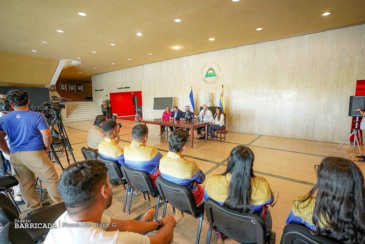 Teatro Nacional Rubén Darío y Fundación INCANTO, realizan conferencia de prensa sobre visita de músicos venozalons “El Sistema”, para impartir talleres a miembros de Orquesta Sinfónica Juvenil y participar en conciertos.