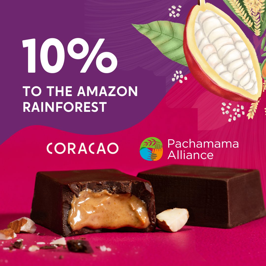 This Earth Week, we're excited to team up with Coracao Chocolate to protect the lungs of our Earth—the Amazon rainforest 🌍 Indulge in your favorite Coracao delights, and they'll donate 10% of their proceeds to support this essential cause! ✨ 🍫 hubs.li/Q02smGNG0