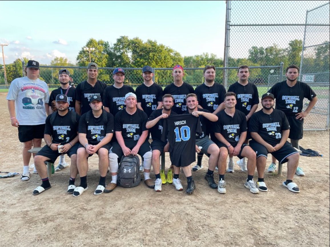 SoftballTeam3's tweet photo. Your 2024 #OpeningDay Lineup:

Casey Decker- LC
Mike Cav- 3B
Paul Ciampoli- LF
Connor Casey- SS
Dennis Kelley- DH/C
Matt Brunner- P
Ryan Cavanaugh- RF
Justin Campoli- DH/C
Ty Johnston- 2B
Brendan Odonnell- RC
Connor English- 1B

Softball Team -2.5
Over/Under 19.5 total runs https://t.co/nnl9GO07Qb