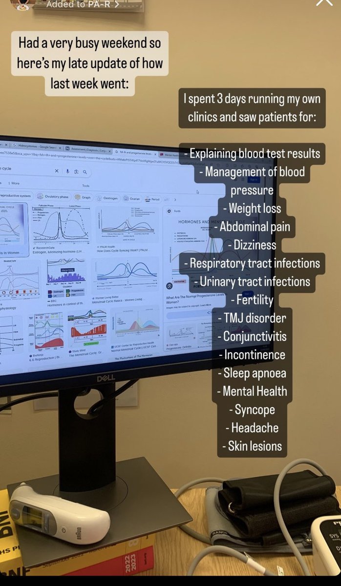 An Instagram post from a PA that is newly qualified. Running their own clinics. - abdominal pain - dizziness - wt loss Can anyone tell me why this is not a GP doing this? Would the outcomes be better with a GP? Or am I just going crazy?