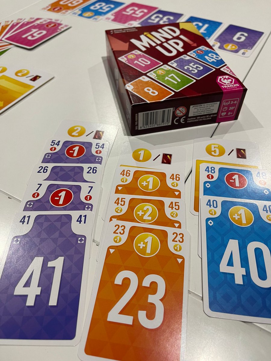 _Owen_Rules_'s tweet photo. #Mindup sigue triunfando en casa. Este finde ha vuelto a ver mesa y sigue gustando a quien lo prueba. 

Sencillo de reglas y divertido.

#OwenRules #JuegosdeMesa @Tranjisgames https://t.co/LTPpICFPlX