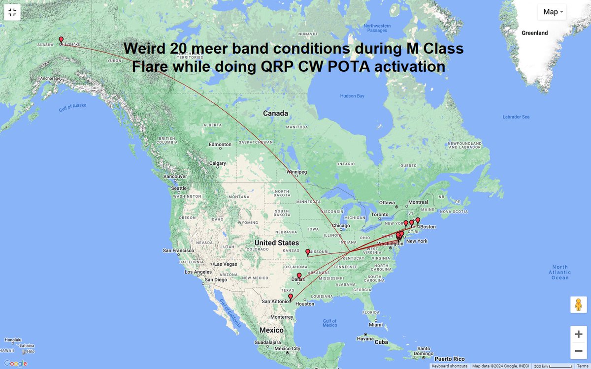 Expected weird 20 meter band conditions during #Mclass #solarflare while doing a #QRP #morsecode #CW #pota #Parksontheair activation along the shores of the flooded #ohioriver along the #lewisandclarknationalhistoricaltrail US-4572 #Amateurradio #hamradio