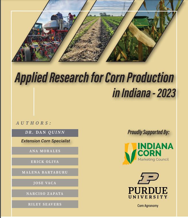 New 2023 Applied Research for Corn Production in Indiana Book is Available (better late than never). Highlights results from over 30 of our research trials in 2023. @PurdueAg @PurdueAgronomy @INCornFarmers @PurdueExtension @PurdueAgryExt ag.purdue.edu/department/agr…