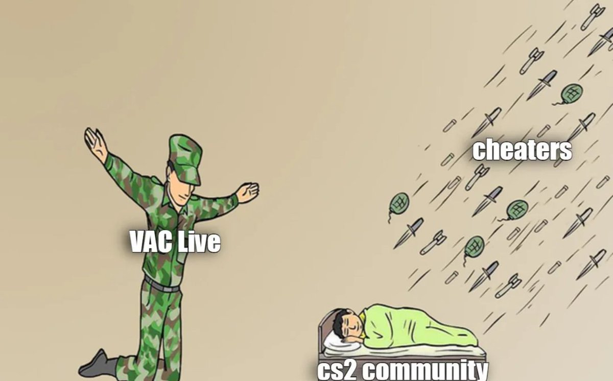 VarietyVilleCS2's tweet photo. Vac is doing a great job with cheaters 😭
#valve #vac #cs2 #cheatcs2 #cs2cheating #anomaly #pubgmobile #csgoedit #csgoskins #csgovideos #game #gaming #counterstrike #csgo #csgomeme #csgomemes #csgovideo #twitch #rkiye #csgofun #valve #gamer #esports #memes #csgofunny #steam https://t.co/18z8ypdZgS