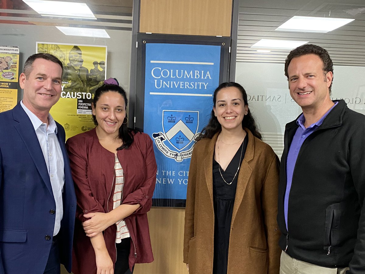 GaryWMiller3's tweet photo. Great visit to the Columbia Global Center in Santiago, Chile @Columbia @ColumbiaMSPH thanks to Carla Magri and Chris Molinari for hosting, and my postdoc Carolina Duarte Hospital for joining. Now time for #IUTOX #CTDC #toxicology @SOToxicology https://t.co/kUN7KA626L
