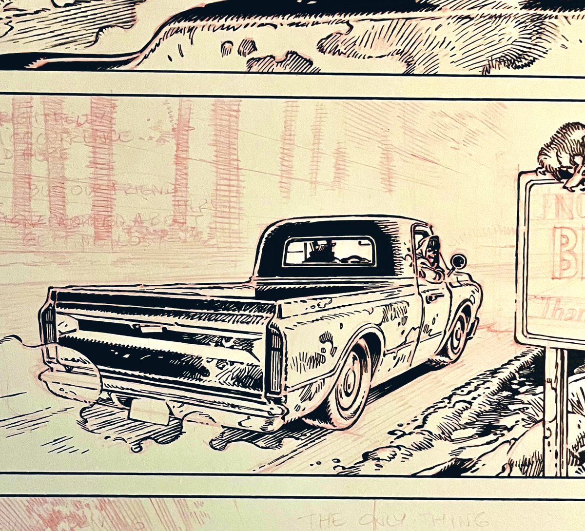 truck
partial inks detail

#makingcomics #SecretProject
#process