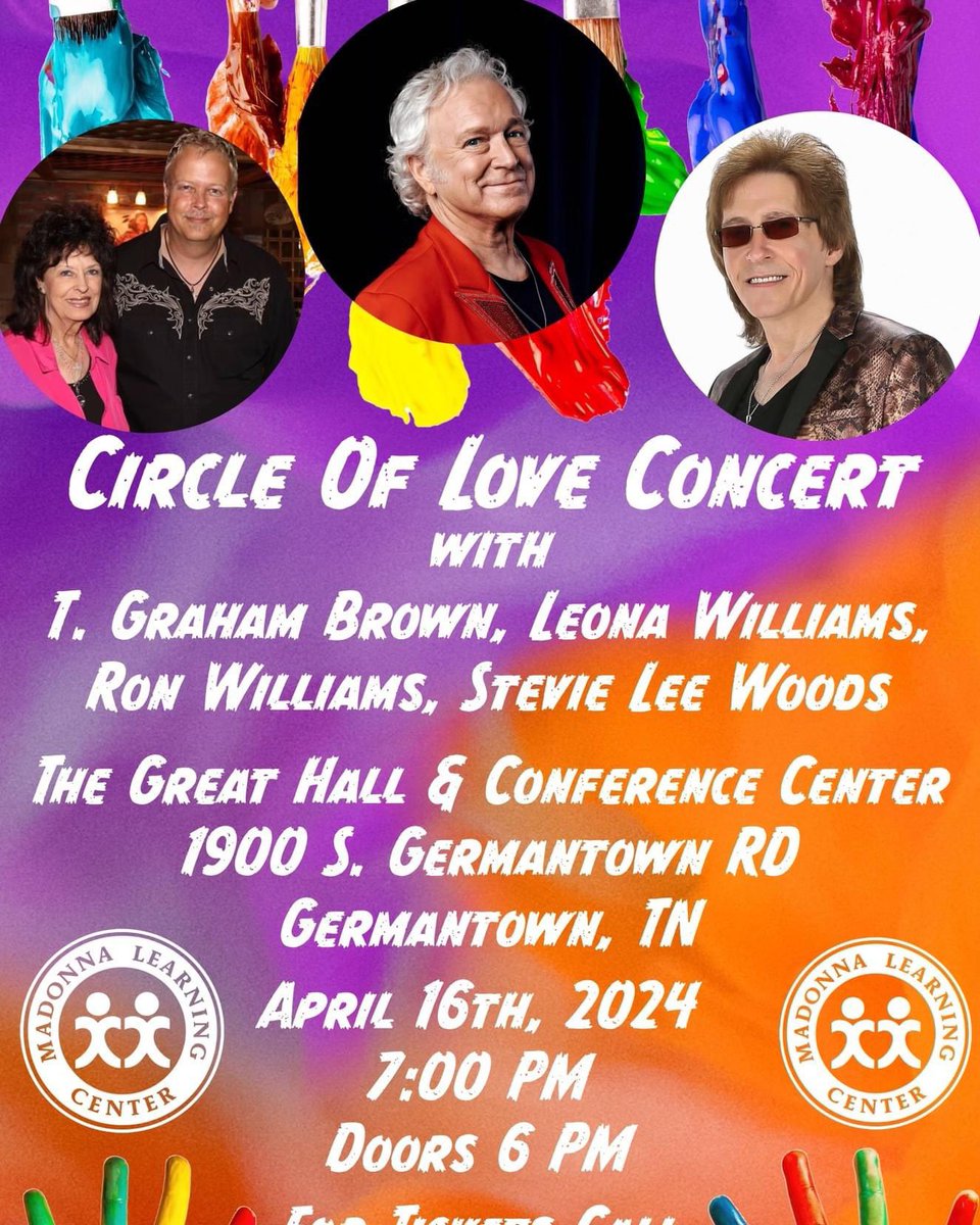 germantowntenn's tweet photo. Don't miss this opportunity to see great CMA award winning musicians live in concert and support @MadonnaLearning. To learn more or purchase tickets, visit https://t.co/srIx5zItfF https://t.co/ApSY7KBgKm