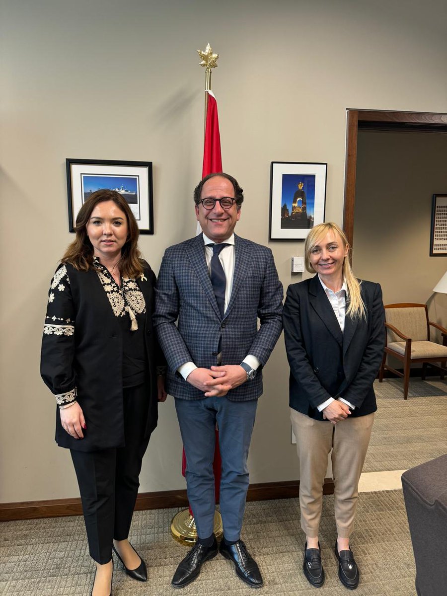 Started a productive week with the Law Enforcement Committee's visit to Canada Grateful for the chance to meet Canadian MP @AliEhsassi, a member of NATO Parliamentary Association. Discussed actionable steps for Ukraine's support, and thanked for Canada's unwavering support