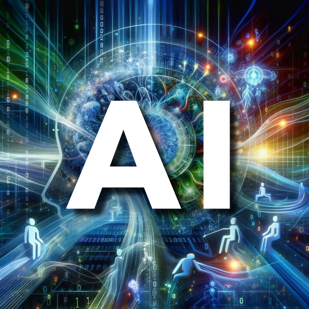 Artificial Intelligence (AI) leverages algorithms to simulate human intelligence, making machines think and learn. #AI