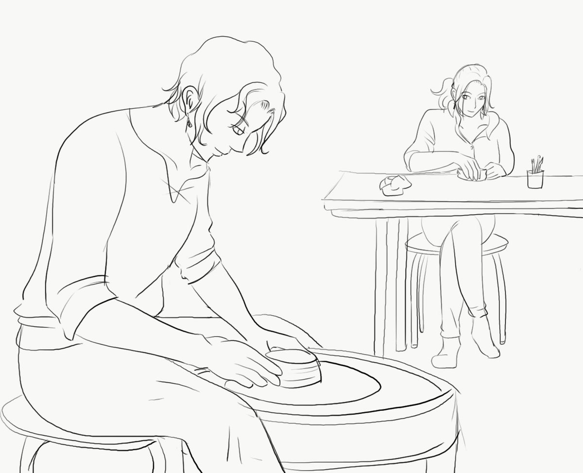 Kalico_Katt's tweet photo. Rare day when I decide to draw instead of write. Thank you Beyond the Dawn for bringing Dohalim's pottery hobby into my life!
#テュオキサ #DoKisa #ToArise #TaleOfArise https://t.co/IfnxzpSRlI