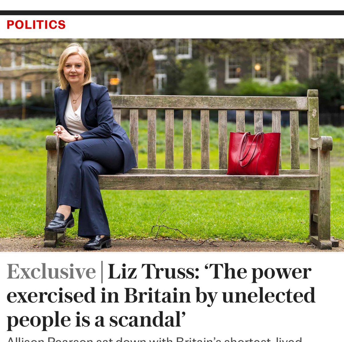 Do they mean Rishi? Or Truss herself? Utter lack of self-awareness. And that includes the Telegraph headline writer...