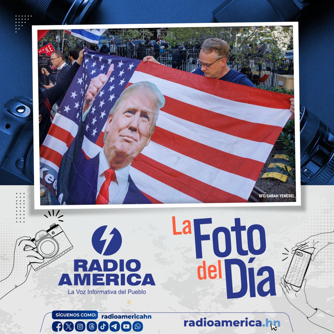 Radio América HN on X: LAFOTODELDÍA⚡️📷 RadioAmérica Partidarios del  expresidente estadounidense Donald Trump se reúnen frente al Tribunal Penal  de Nueva York, donde se celebra el primer día de su juicio penal
