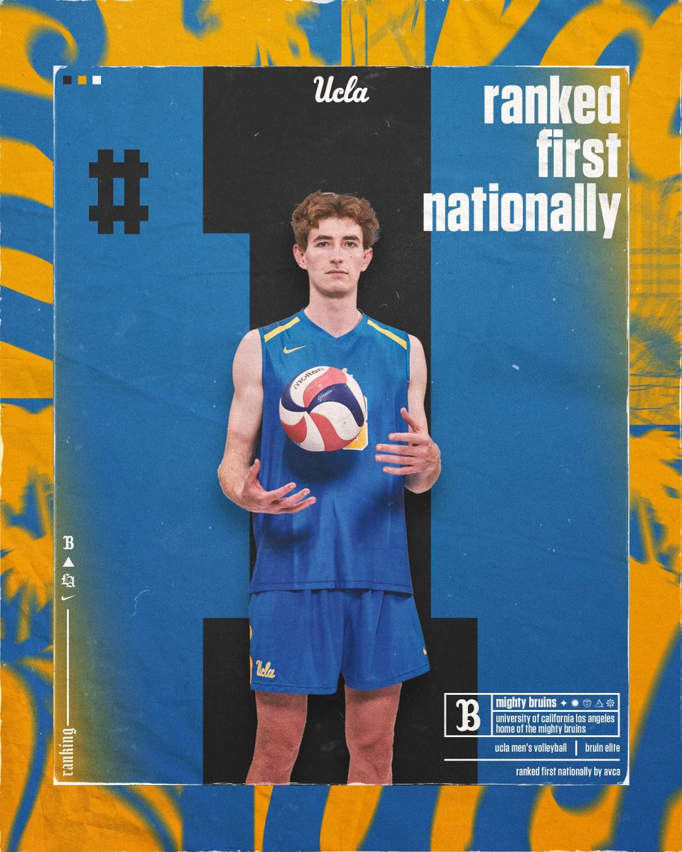 Back on top this week at #️⃣1️⃣ in the AVCA Poll. #GoBruins