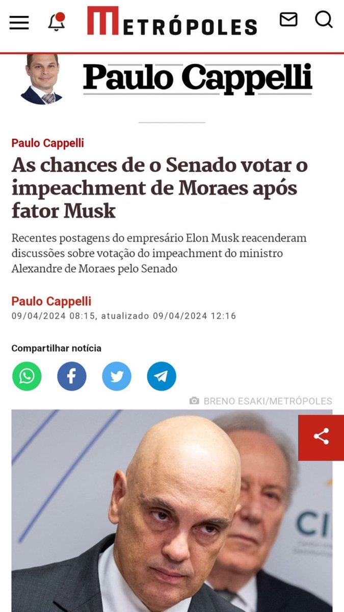 Alexandre de Moraes terá 48 horas para entregar tudo ao Congresso americano?