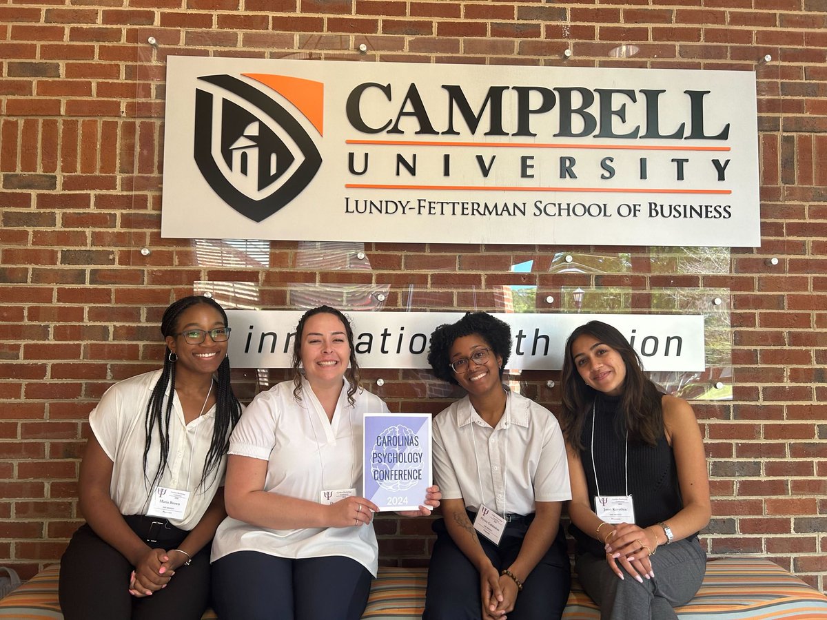 We made it to @campbelledu’s Carolinas Conference! Alyssa presented our data testing how gesture boosts learning outcomes and our @BassConnections team Dena, Maria, and Janvi presented our work with @lifeandscience measuring how flexible science views shift science engagement!