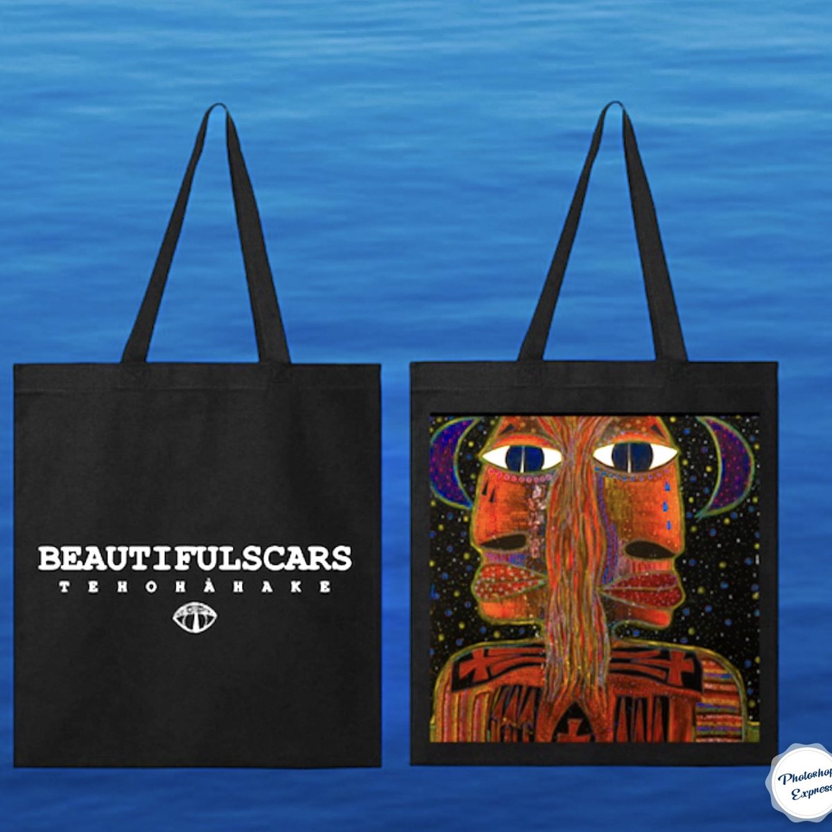 BEAUTIFULSCARS Tehoháhake - The official tote bag available only from April 24th to May 11th at @theatreaquarius #Hamont Tickets here - tickets.theatreaquarius.org/TheatreManager…