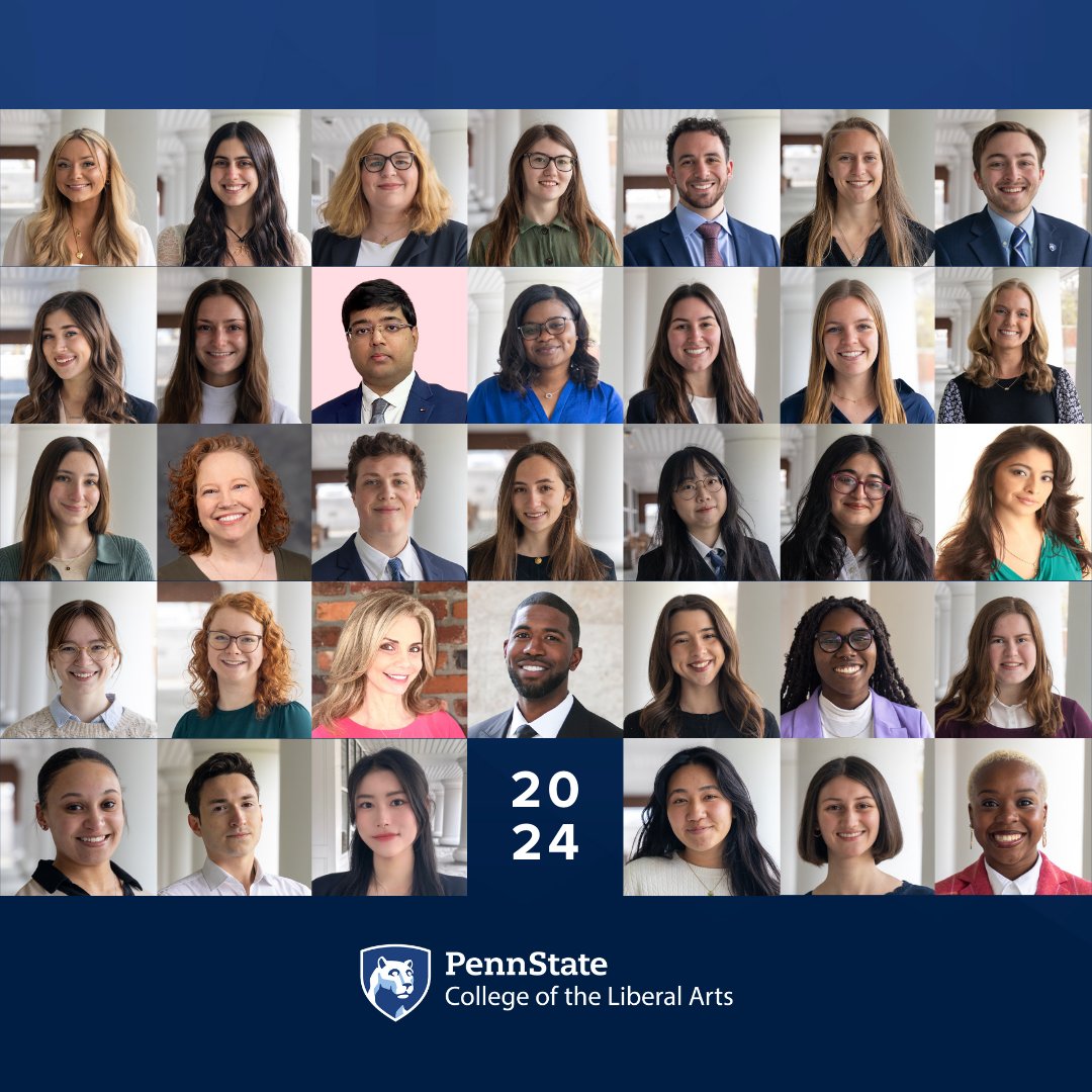 For @penn_state’s spring 2024 commencement, 34 individuals will represent @PSULiberalArts as student marshals based on outstanding academic achievement and contributions. Follow along as we spotlight our students and join us in congratulating them! 👏🎓🎉bit.ly/sp24CLA