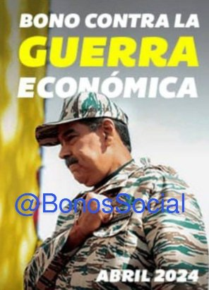 @NOTIFAL  #ATENCIÓN: The delivery of the #BonoContraLaGuerraEconómica begins (April 2024) through the #SistemaPatria sent by our Pdte. 
@NicolasMaduro
for public servants.

✅ Amount in Bs. 2,170.00@BonosSocial#VamosPaLanteMaduro