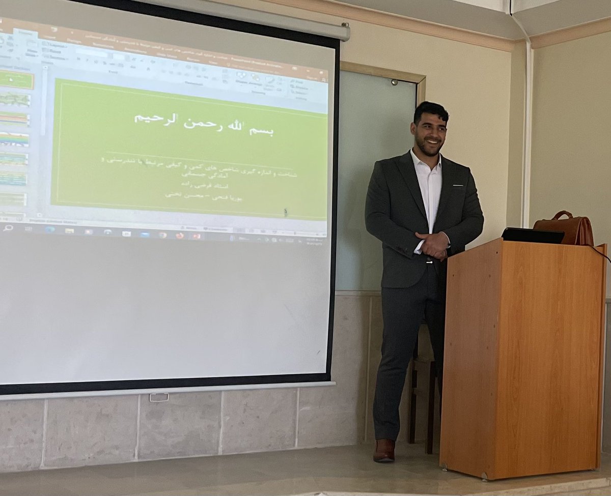 _Pouria_Fathi's tweet photo. کارشناسی ارشد فیزیولوژی ورزشی

دانشگاه محقق اردبیلی
#Physiology #sportphysiology #sport #university #student #Masters https://t.co/NdzWK9PTKu