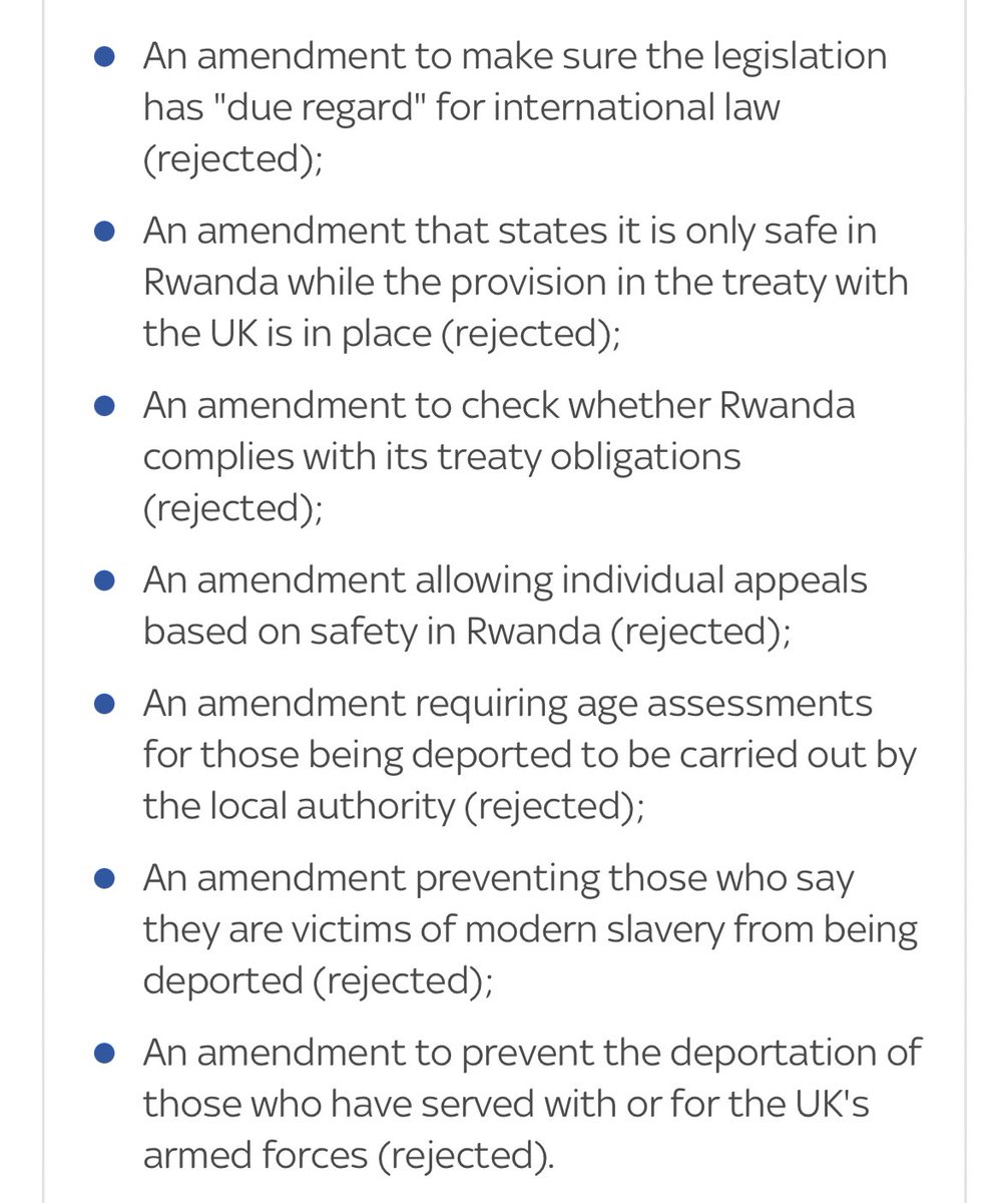 this evening, amongst other things, MPs voted against an amendment that would ensure the rwanda legislation would have due regard for international law. if this isn’t fascism i don’t know what is