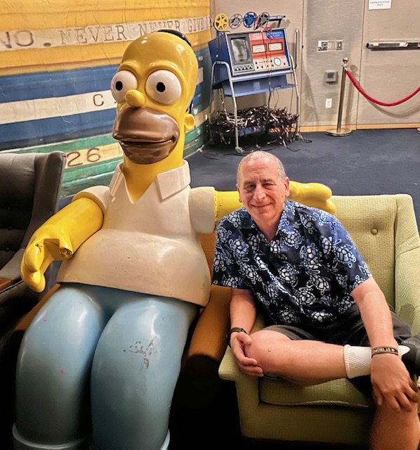 Chilling with my Homie. Just hired for Season 36 at @TheSimpsons!