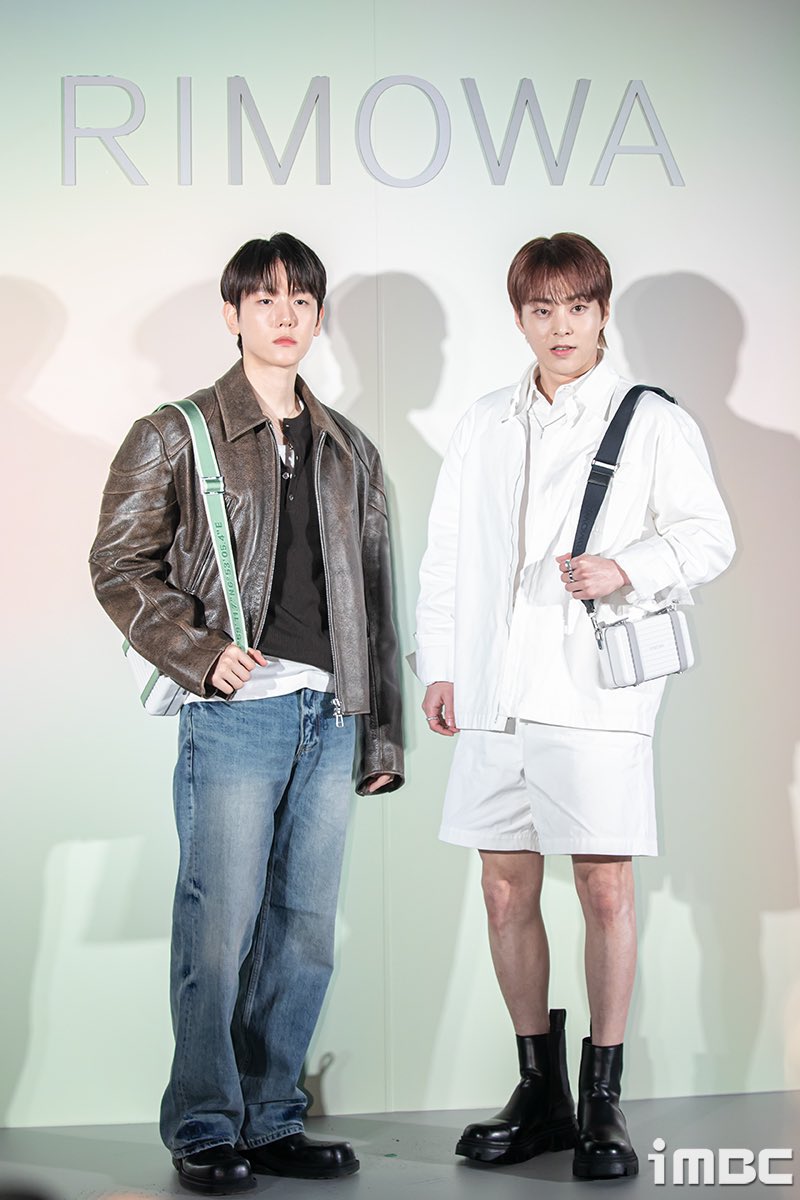 EXOChileOficial's tweet photo. [Imagen]{240415} ◆ #Xiumin y #Baekhun durante el evento "RIMOWA Product Launch" el día de hoy.

Cr. En las fotos
[ EXO Chile ]

@INB100_official 
@BAEKHYUN_INB100 
@XIUMIN_INB100 
@B_hundred_Hyun https://t.co/s2pXJwnTJ8