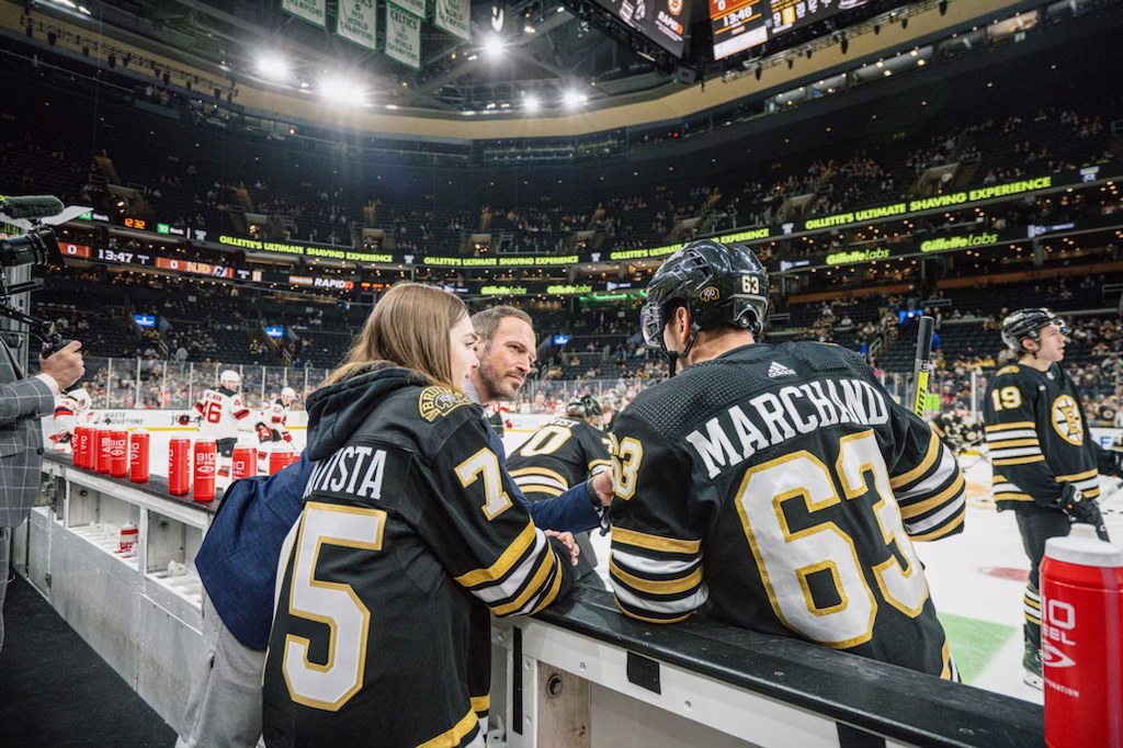 Meet wish ambassador Laila. This hockey fan wished to meet the Boston Bruins. Laila traveled to their home stadium and watched them play against the NJ Devils - where the Bruins secured a 3-0 win. 🏒🌟 Our Silent Auction opens TOMORROW! Register now: ct.wish.org/gala