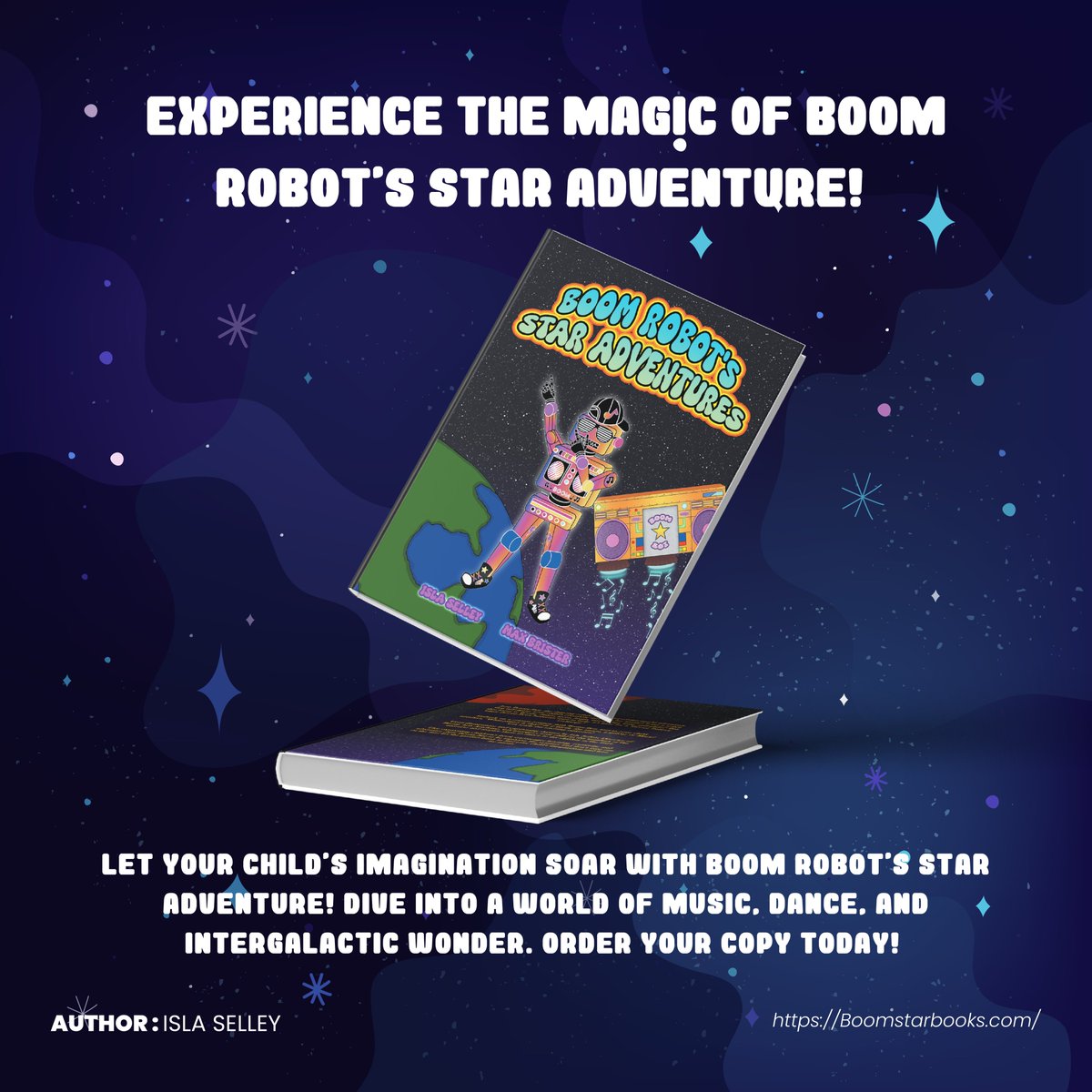 Experience the magic of Boom Robot's Star Adventure! Available now for young dreamers and adventurers. #ImmersiveReading