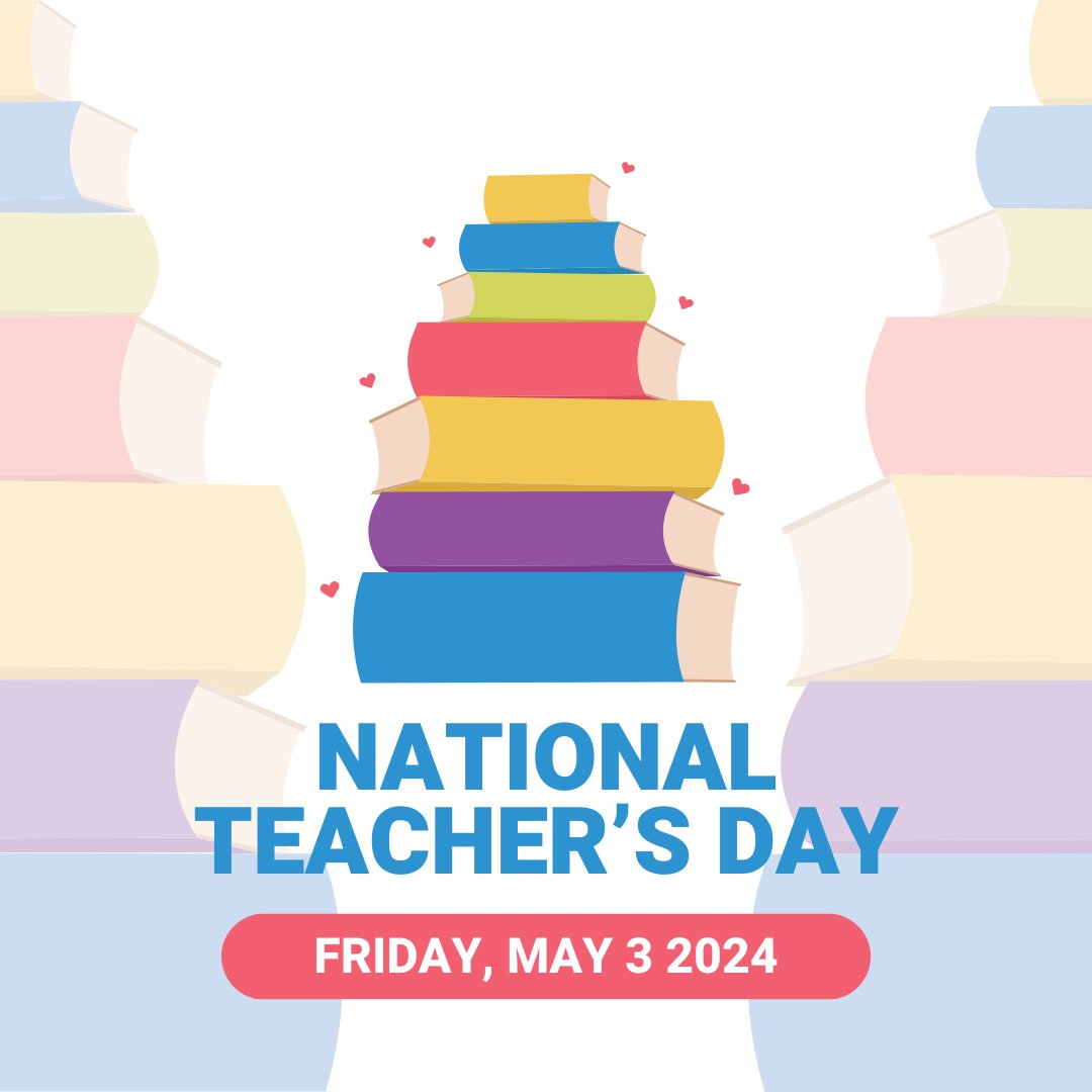 Shout out to all our amazing teachers! We appreciate and thank you ❤️🍎

#NationalTeachersDay #teacher #appreciationpost