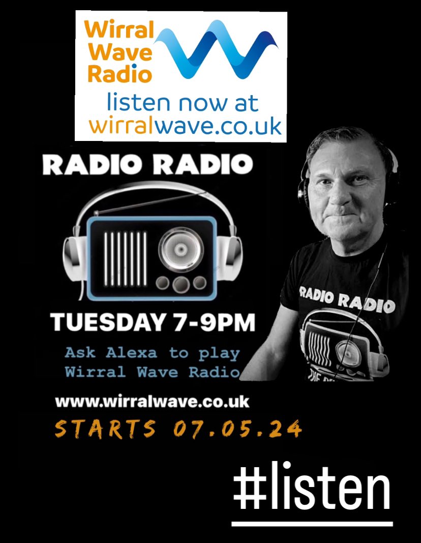 This show launches on Wirral Wave Radio in a few weeks time. If you are a band/Duo/ singer/songwriter and would like your songs to feature on the show, send your  submissions. 
There will be a new releases feature and I’d love to hear from as many unsigned artists to showcase.