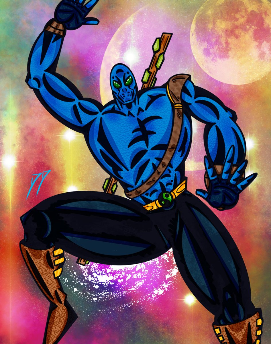 Rydescho's tweet photo. Zen Intergalactic Ninja fanart for Steve Stern!

I’ve been wanting to draw this character for a while now, just draw him in my own style and this is the end result!

#zenintergalacticninja #fanart #fanartwork #procreateart #procreateartwork #procreatedraw https://t.co/mNys8lRBDh
