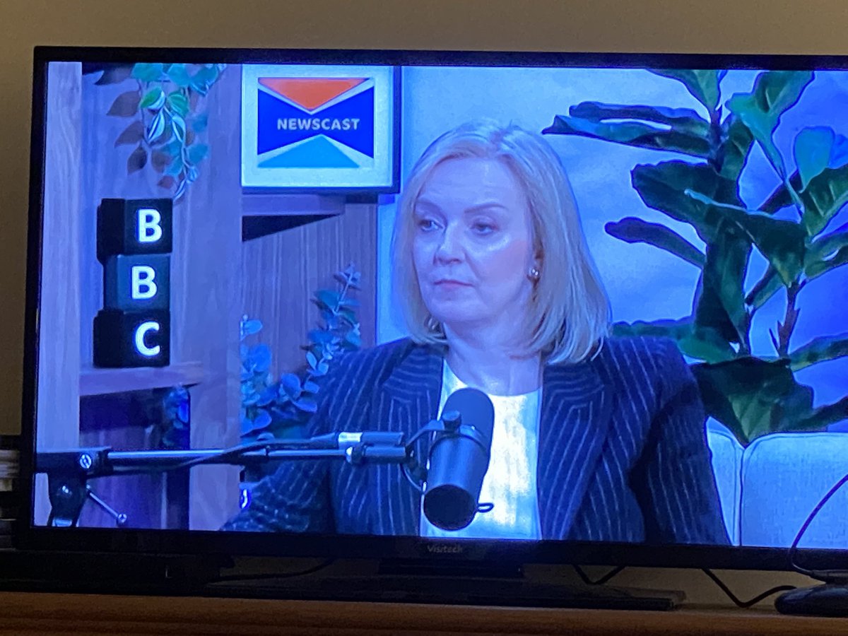 What a vile creature advocating Trump and Farage. Thank goodness the BBC treated her fantastical view of the mini premiership she oversaw with amusingly sarcastic disdain.