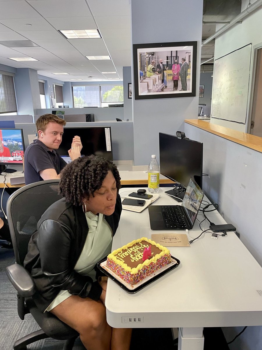 Shout out to my @TheDemocrats Comms team for all of birthday wishes!