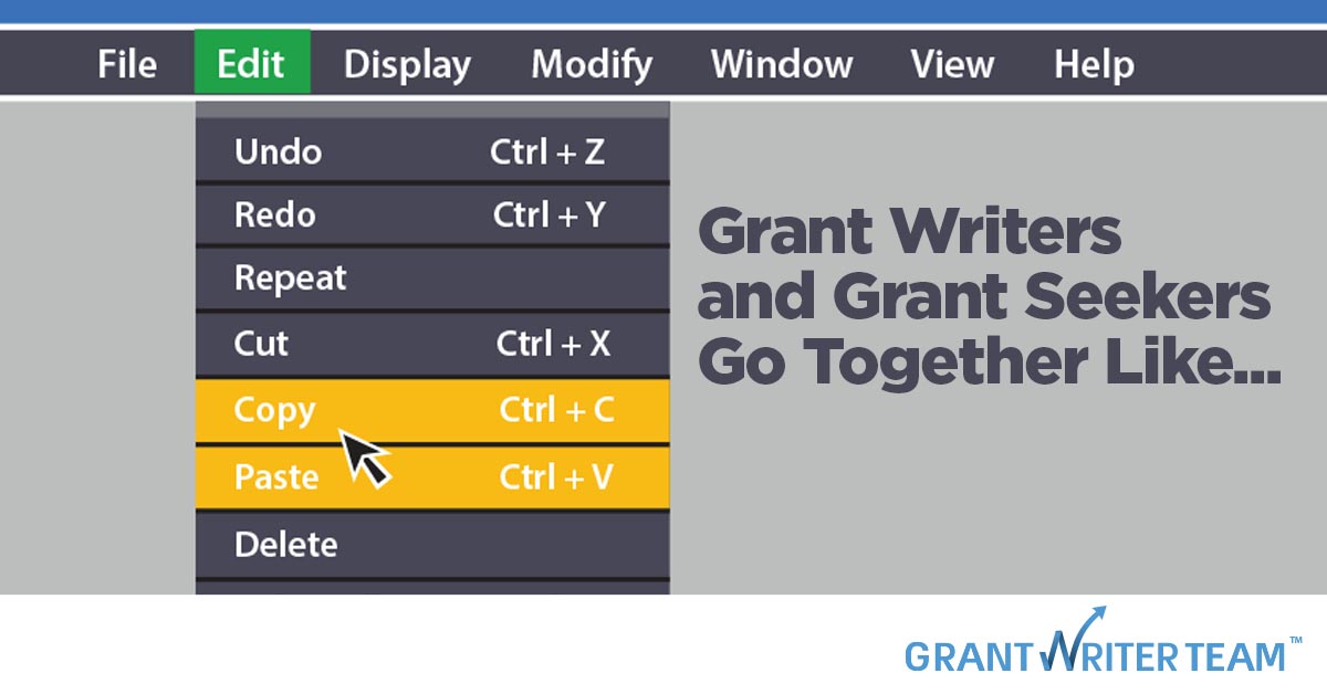 Look! It's everyone's favorite dynamic duo: #grantwriters and #grantseekers It's all about your vision meeting the expertise of a qualified grant writer! Visit #GrantWriterTeam today!