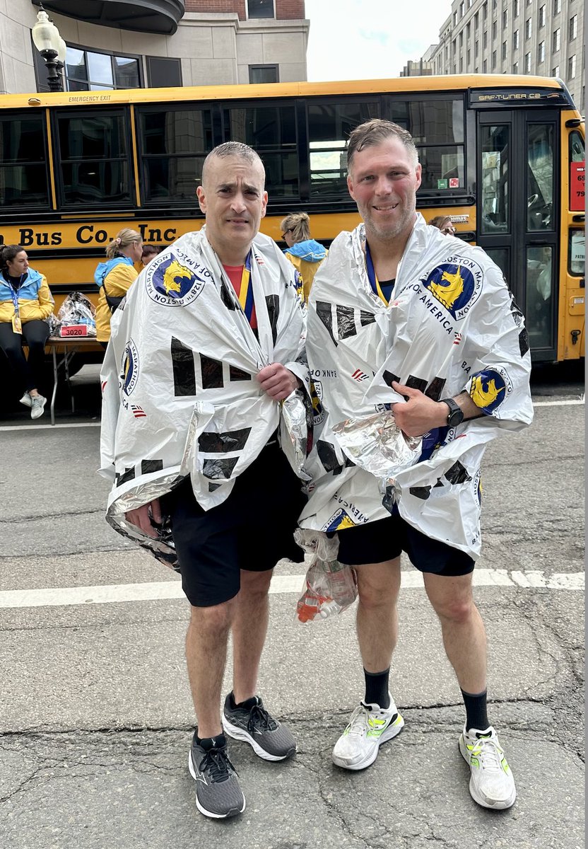 Captain Cambio and Detective Lieutenant Melfi both finished the Boston Marathon and raised over $15,000 for Cops For Kids With Cancer, Inc. Thank you to all those who donated to this amazing cause and congratulations to all the participants! #AlwaysThere