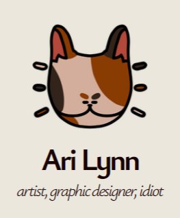 ArilynnArtwork's tweet photo. I'm making a third attempt to make a decent portfolio website and it's going great :) https://t.co/3EPsMfdjvZ