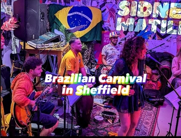 🇧🇷 Brazilian Carnival Party in #sheffield 4Samba will play at @sidneymatilda on 28/04. Live music with great Brazilian rhythms (Rio de Janeiro & Bahia vibes) for everyone! Children welcome too. Tickets here: rb.gy/rbr5yv 🎊 See you on the dance floor!! Please share