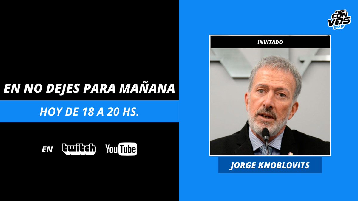 🔴 #AHORA | Conversamos con @JKnoblovits, presidente de DAIA. con @rominamanguel @alvarezrey y @guidocarelli 📻 FM 89.9 💻 radioconvos.com.ar ▶ YouTube: youtube.com/watch?v=Y3LTt-…