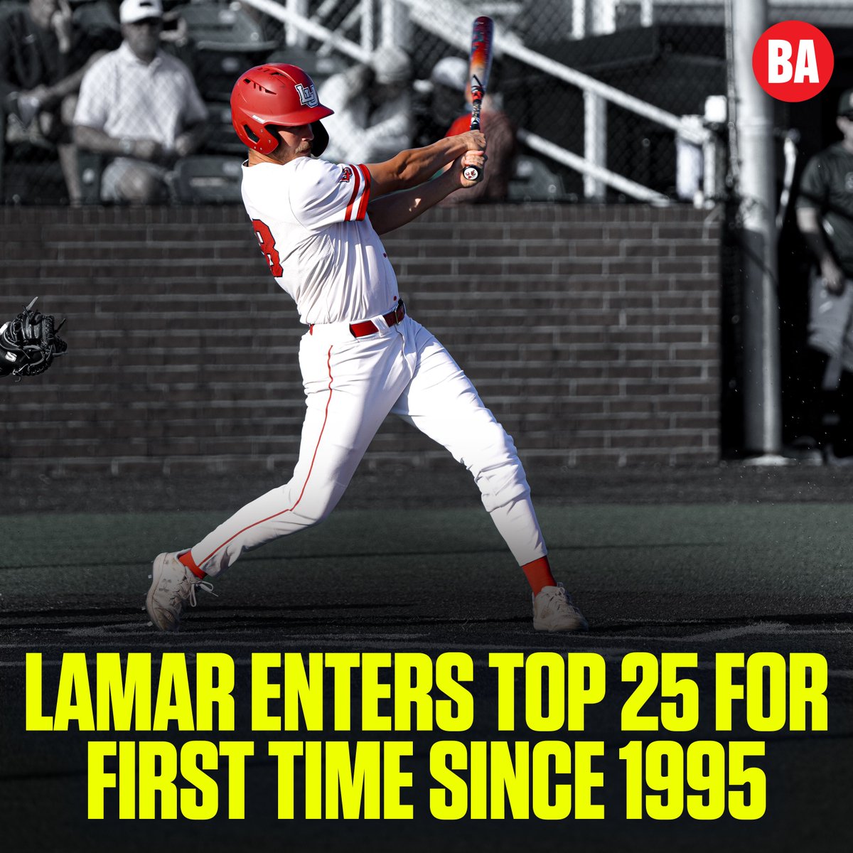 Lamar enters the Top 25 for the first time in more than 25 years following a perfect week to run its record to 29-6 on the season. Only five teams in all of D1 baseball have more wins than @Lamar_Baseball 👀😏 baseballamerica.com/stories/colleg…